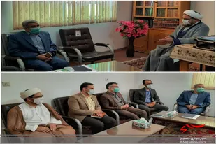 دیدار مسئولان کمیته امداد شهرستان سرخه با امام جمعه