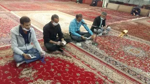 برگزاری مراسم شب های قدر در مسجد امام رضا (ع) شاهرود+ تصاویر