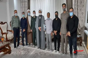کادر سپاه ناحیه شهرستان سرخه با رزمندگان دیدار کردند