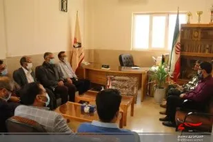 دیدار مدیر شبکه بهداشت و درمان با رئیس بنیاد شهید و امور ایثارگران زهک