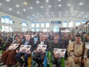 مراسم سومین سالگرد شهادت سردار سلیمانی در شهرستان لنده