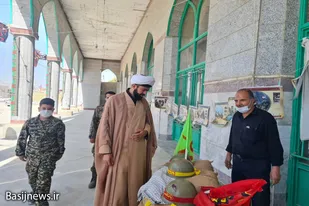 برپایی نمایشگاه عکس دفاع مقدس در فامنین