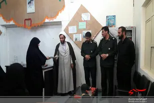 آئین تکریم و معارفه فرمانده حوزه حضرت زینب کبری(س) لالجین