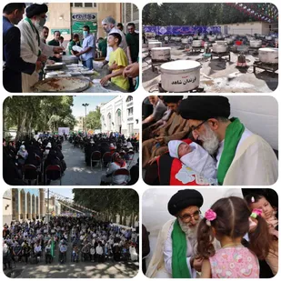 جشن بزرگ عید غدیر در مصلی کرج برگزار شد / طبخ و توزیع ۱۴ هزار پرس غذا