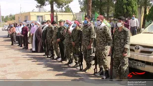 حضور کاروان نمادین دفاع مقدس در اداره جهاد کشاورزی شهرستان دامغان