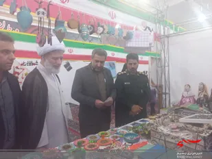 افتتاح نمایشگاه صنایع دستی خواهران بسیجی درشوشتر