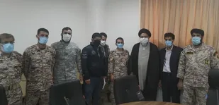 دیدار شورای فرماندهی گردان ویژه تکاور فاتحین تیپ۴۸ فتح با نماینده رهبر انقلاب در استان