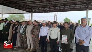 تجمع و غبار روبی گلزار مطهر شهدا در هفتکل برگزار شد