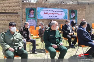 آئین کلنگ&zwnj;زنی پروژه 200 واحدی ایثار در همدان