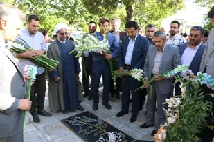 گلباران مزار شهداء استان چهارمحال و بختیاری