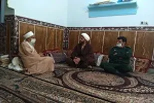 دیدار مسئول دفتر نمایندگی در سپاه فنوج با امام جمعه کتیج