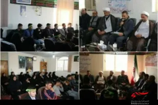 آیین دیدار مسئولان و دانش آموزان بسیجی با امام جمعه اصلاندوز برگزار شد
