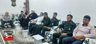 دیدار مسئول دفترنمایندگی ولی فقیه با خانواده شهید درگتوند
