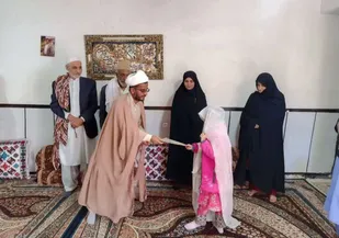 دیدار با خانواده شهید به مناسبت هفته دفاع مقدس  در شهرستان تفتان