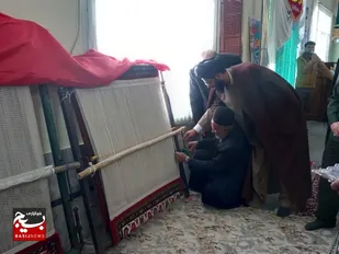 جشن میلاد، آیین اعتکاف و تقدیم قالی به عتبات در چلیچه