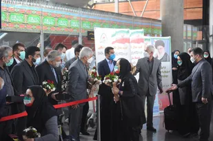 بازگشت آخرین گروه کاروان ورزشی ایران در پارالمپیک/استقبال رییس سازمان بسیج ورزشکاران