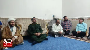 دیدار فرمانده سپاه دیّر با خانواده&zwnj;های فرماندهان فقید پایگاه های بسیج آبدان