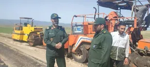 سفر یک روزه سردار فرجی فرمانده سپاه حضرت جوادالائمه(ع) خراسان شمالی به شهرستان رازوجرگلان