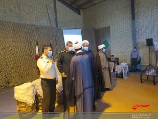 مراسم تکریم و معارفه مسئول دفتر نمایندگی ولی فقیه در یگان حفاظت  هواپیمایی هرمزگان