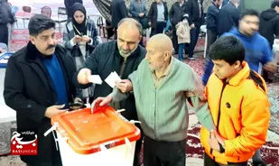 کلیپ/گوشه&zwnj;ای از حضور مردم شاهرود در انتخابات