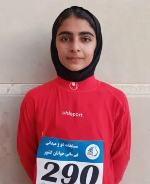 شکسته شدن رکورد ۳۰۰۰ متر دوومیدانی ایران توسط دختر خوزستانی