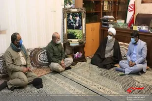 دیدار فرمانده قرارگاه قدس جنوب شرق با امام جمعه شهرستان زابل