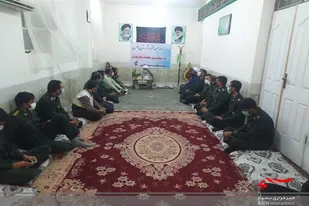اعضای ستاد گرامیداشت هفته دفاع مقدس با امام جمعه شهرستان هامون
