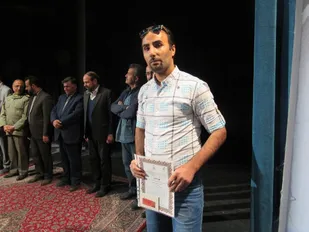 آیین تجلیل از منتخبین اولین جشنواره تئاتر آیینی بسیج استان