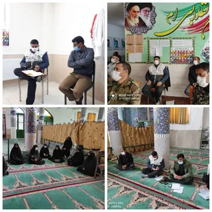 بازرسی از طرح شهید سلیمانی در سه مرکز بهداشت در رفسنجان توسط کانون بسیج جامعه پزشکی