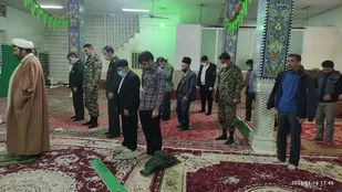 حضور رزمندگان گردان 113 امام حسین علیه السلام در مسجد موسی ابن جعفر سمیرم