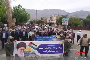 حضور پرشور مردم میامی در راهپیمایی روز قدس