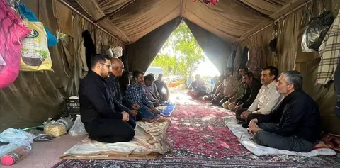 بازدید از طرح جهادی لایروبی قنات تاریخی در استان اصفهان