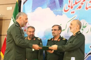 تکریم و معارفه فرمانده سپاه قمر بنی هاشم(ع)