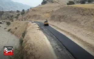 آسفالت ایلراه عشایری امامزاده باباروزبهان لالی