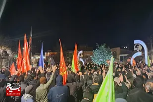 تجمع اقتدار مردم تویسرکان در چهارمین شب شهادت رهبر معظم انقلاب