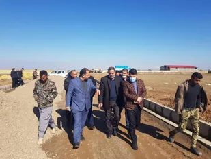 عمليات آماده سازي طرح توسعه ۱۰۰ هكتاری شهرک صنعتی حكيميه