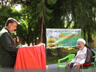 ویژه برنامه دهه کرامت با حضور بانوان بسیجی در عجب شیر