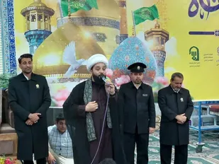 استقبال ازخادمیاران رضوی "زیر سایه خورشید" در بن