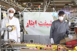 برگزاری شیفت ایثار به همت کارگران بسیجی پایگاه مقاومت بسیج انصار الرضاء (ع) شرکت مینو شرق زاهدان