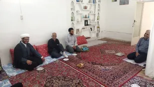 دیدار رزمندگان گردان 108 حضرت امام حسین (علیه السلام)با خانواده شهید لقمانی