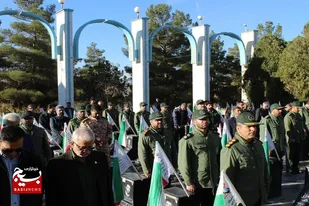آیین عطرافشانی و غبارروبی گلزار مطهر شهدای تویسرکان