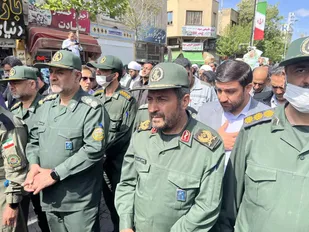 تشیع پیکر شهید "مهدی هادی" در زنجان+تصاویر