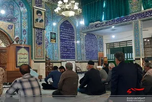 آیین گرامیداشت یاد و نام شهدای روحانی در مسجد جامع میانه برگزار شد