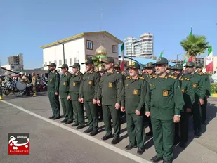 صبحگاه مشترک ناحیه مقاومت بسیج امام رضا (ع) برگزار شد