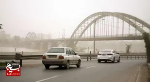 ۱۱ شهر خوزستان در وضعیت ناسالم آلودگی هوا