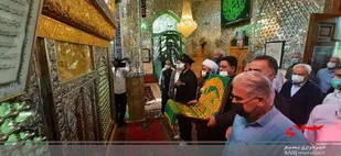 با خادمان&zwnj; حریم امام رئوف در خوانسار