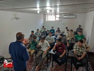جشن بندگی دانش&zwnj;آموزان پسر همزمان با ولادت امام رضا (ع) برگزار شد
