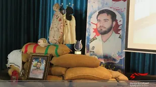 برگزاری یادواره شهید مدافع وطن در شهر حسن آباد