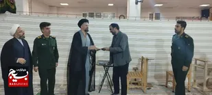 فرمانده پایگاه مقاومت بسیج شهید علمدار پردیسان استان قم معارفه شد