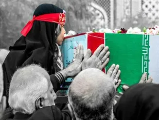 پیکر مطهر 2 شهید گمنام دوران دفاع مقدس در کرج تشییع شد